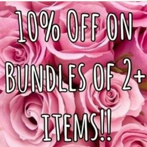 🛍Bundle Up!!!🛍 Get 10% off 2 items or more!!!!!